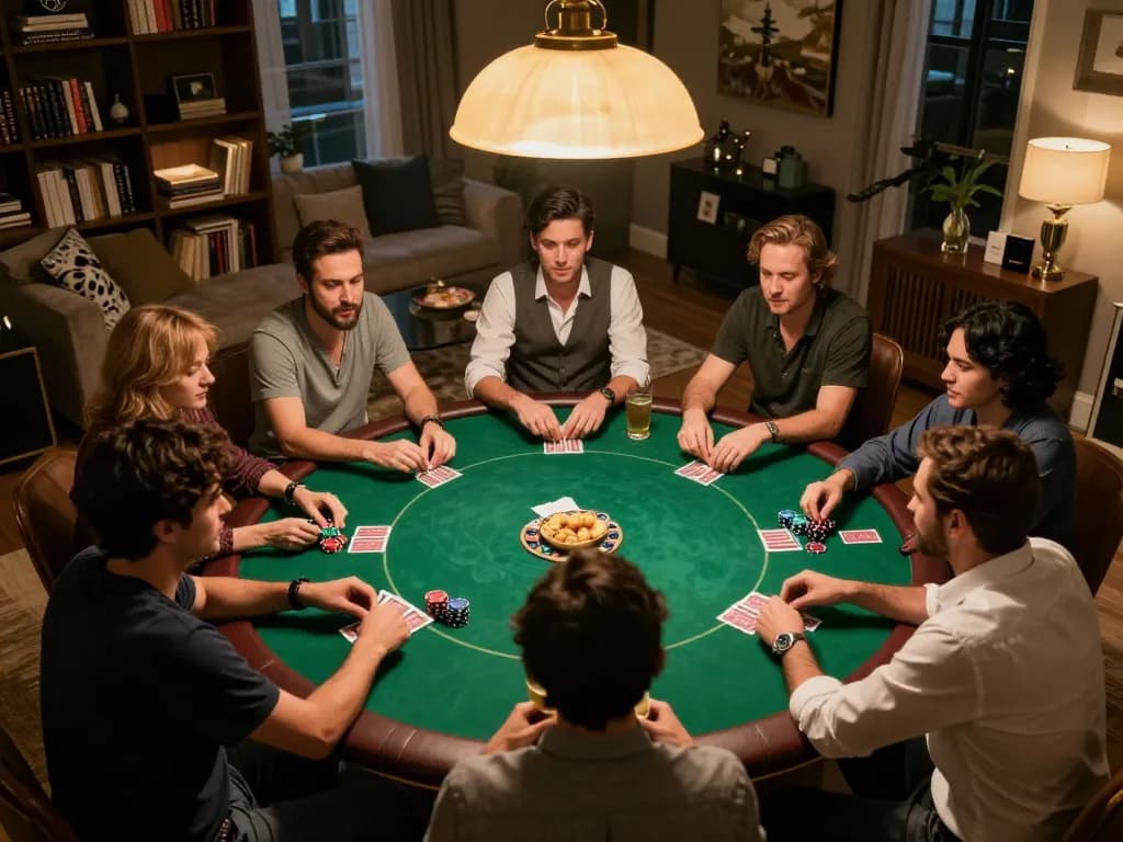 Engaged players enjoying a competitive poker game at 78win, showcasing strategy and excitement