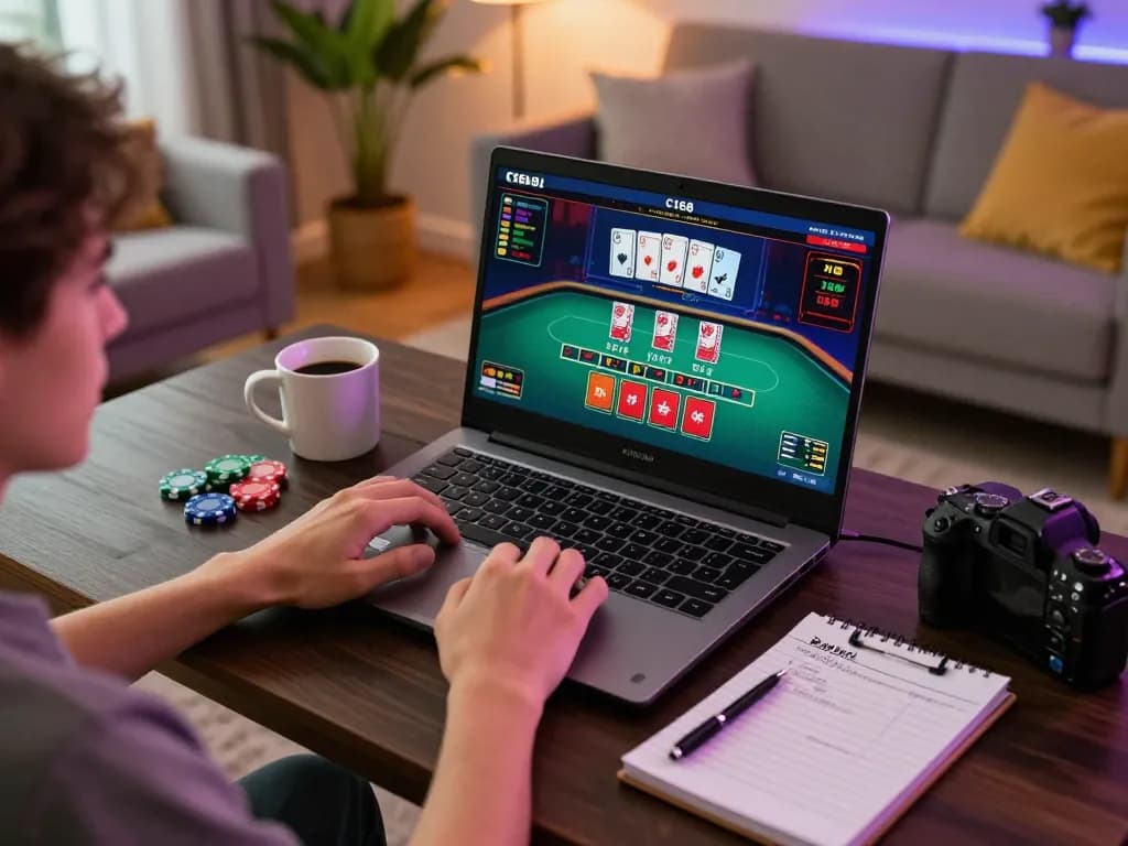 Engaging in online baccarat gameplay on C168's platform while practicing bankroll management.