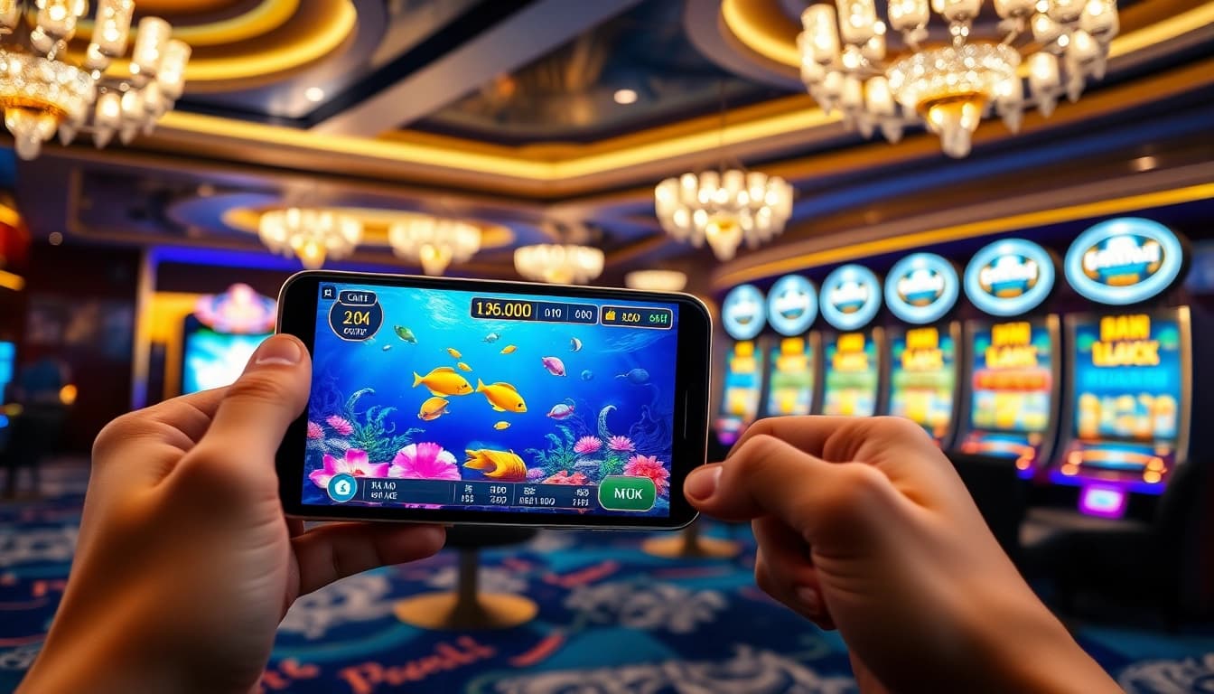 Bắn Cá CM88 offers thrilling gameplay through a vibrant online casino interface with dynamic marine graphics.