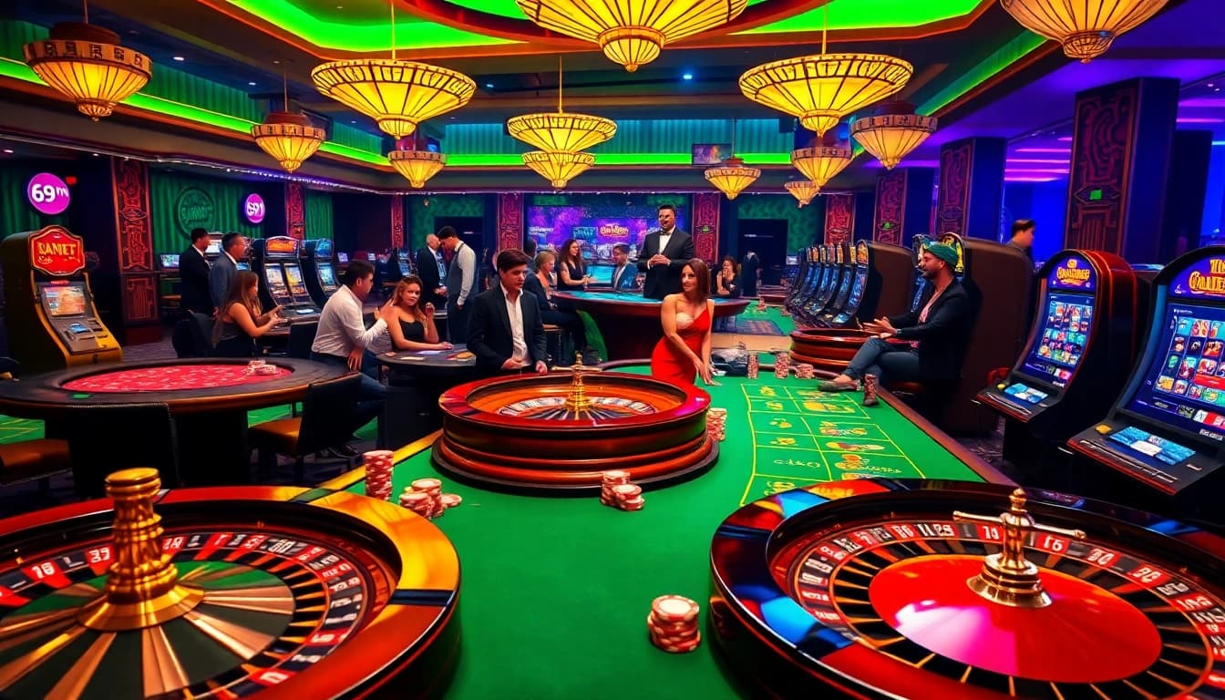 Experience thrilling gameplay at 69VN casino with vibrant tables and exciting features.