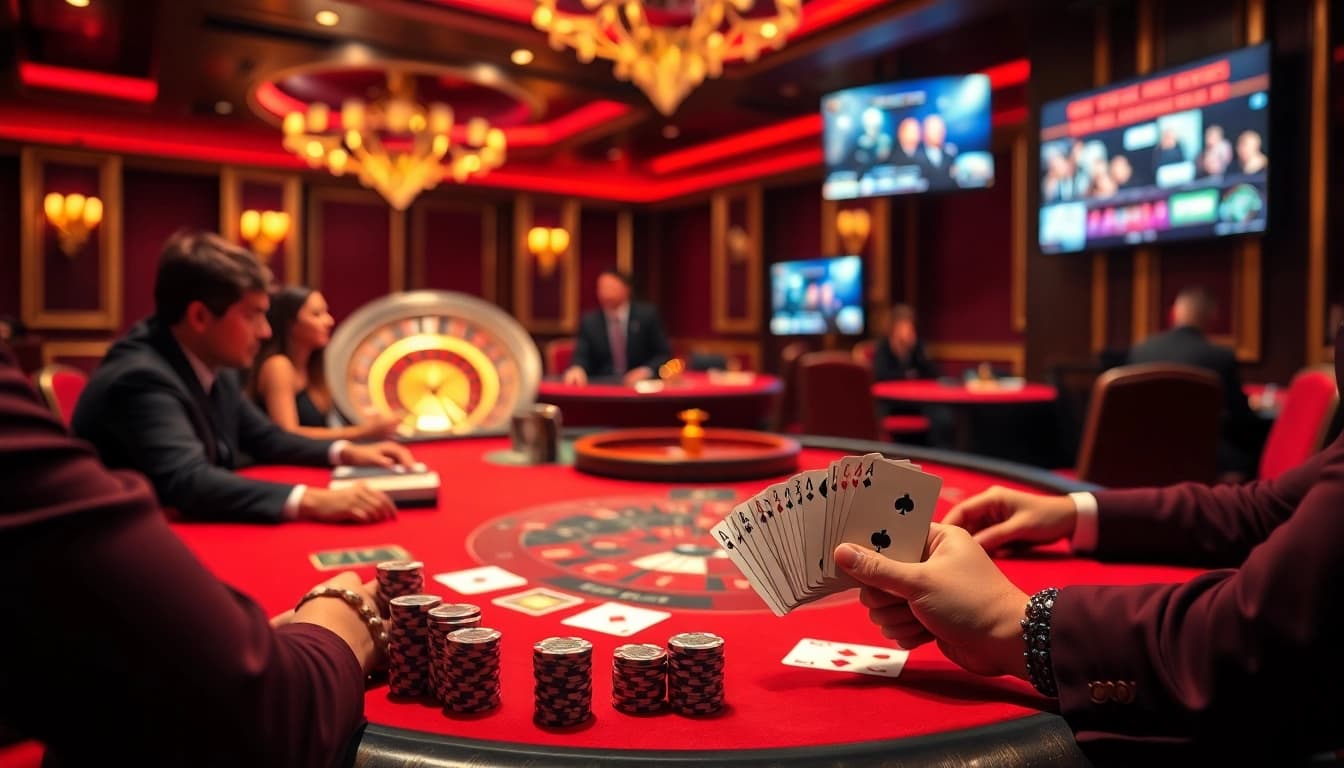 Experience thrilling actions at https://vaoluoitv.ink/ with high-stakes blackjack and vibrant casino ambiance.