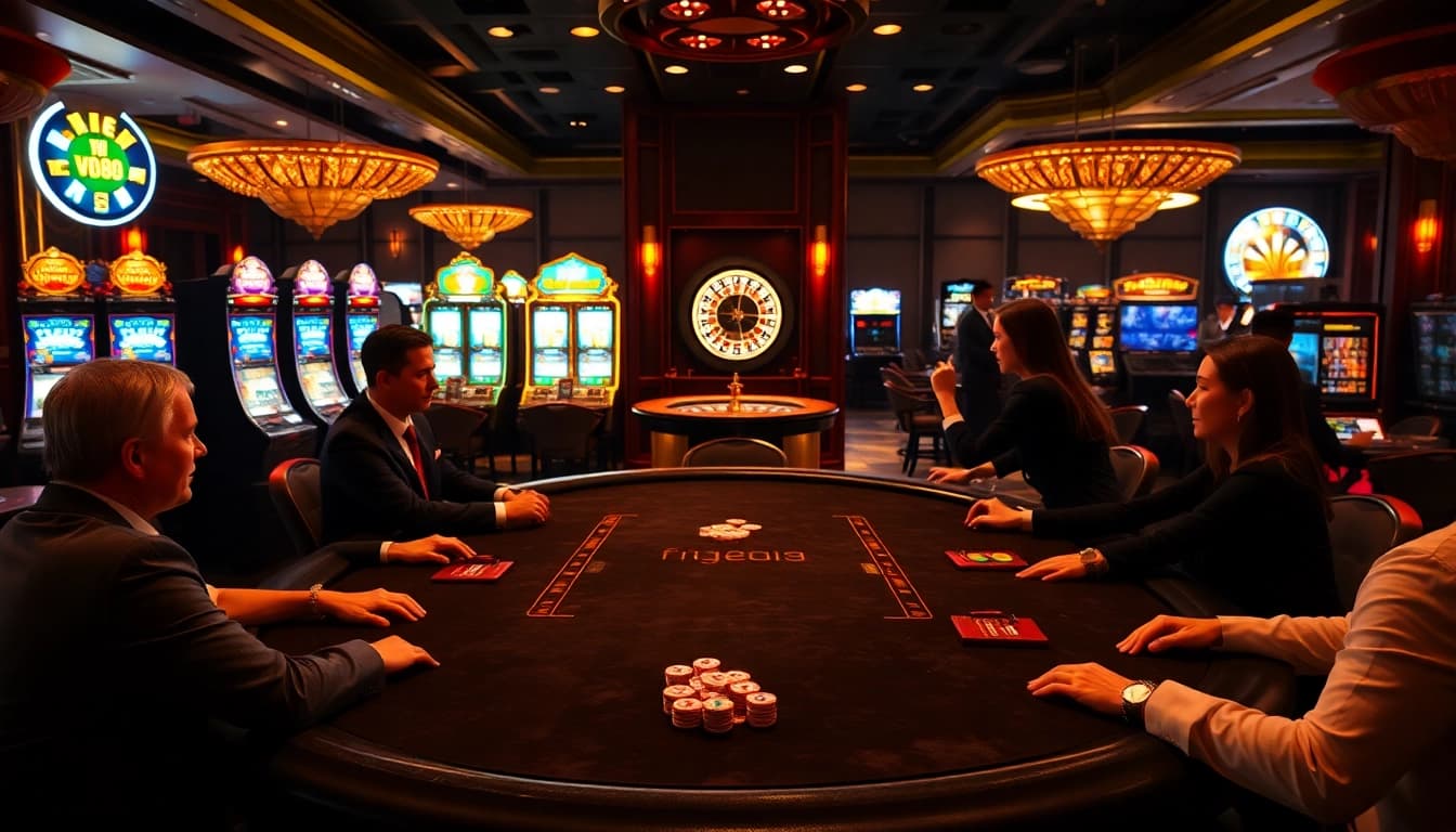 Experience thrilling gameplay at Trang chủ vb88 with high-stakes poker and vibrant slot machines.