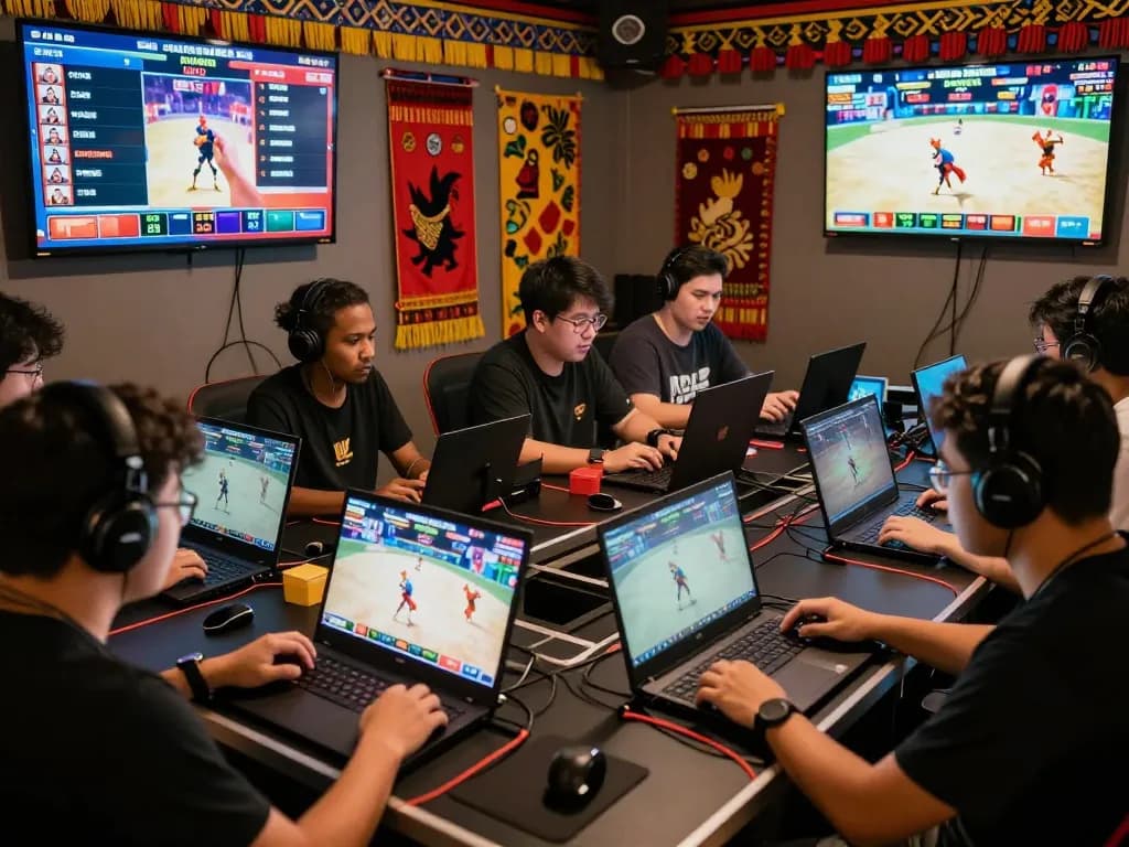 Engaging online gaming experience on https://bj388.my with players enjoying live cockfighting matches and betting excitement.
