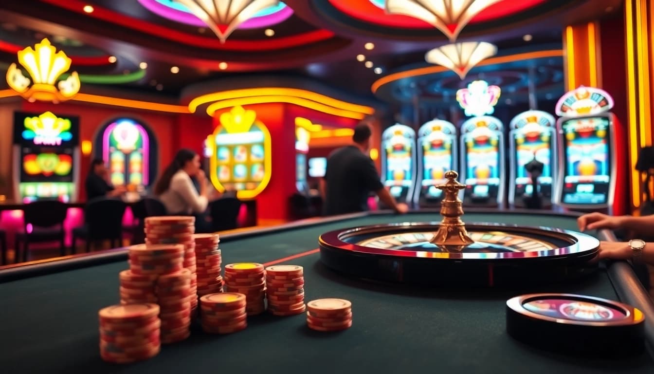 Experience the thrill of j88.com with high-stakes poker and vibrant slot machines.