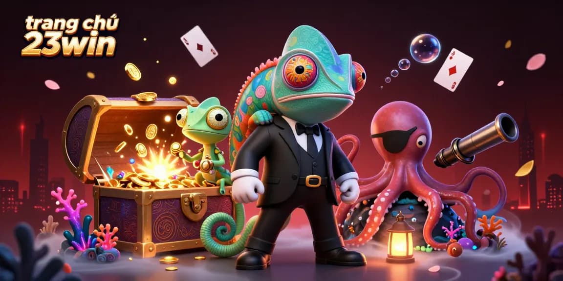 Engage in excitement on trang chủ 23win with vibrant 3D casino characters and thrilling game elements.