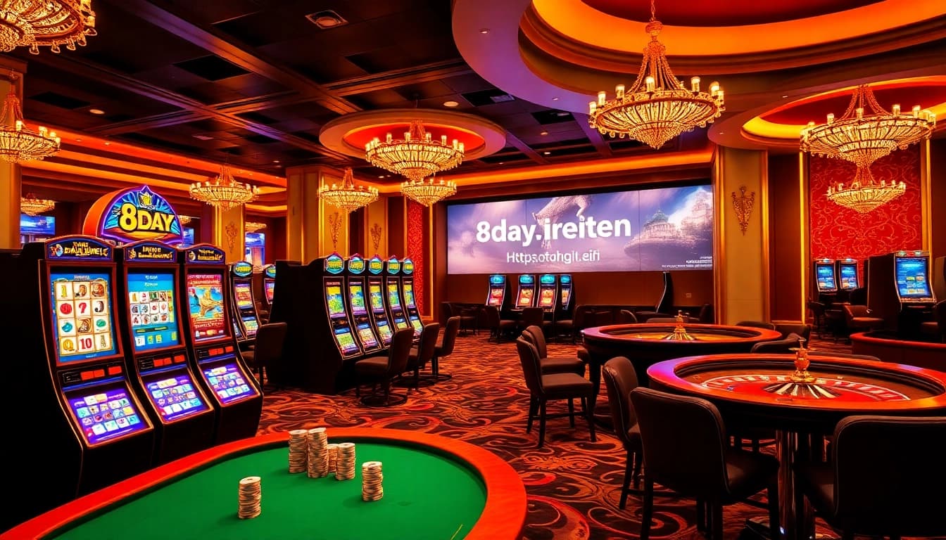 Experience the thrill of online gambling at https://8day.reisen/ with vibrant casino elements and exciting gaming.