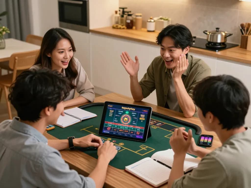 Rasakan keseruan permainan online Sepuhplay dengan teman-teman menyaksikan antarmuka permainan roulette langsung