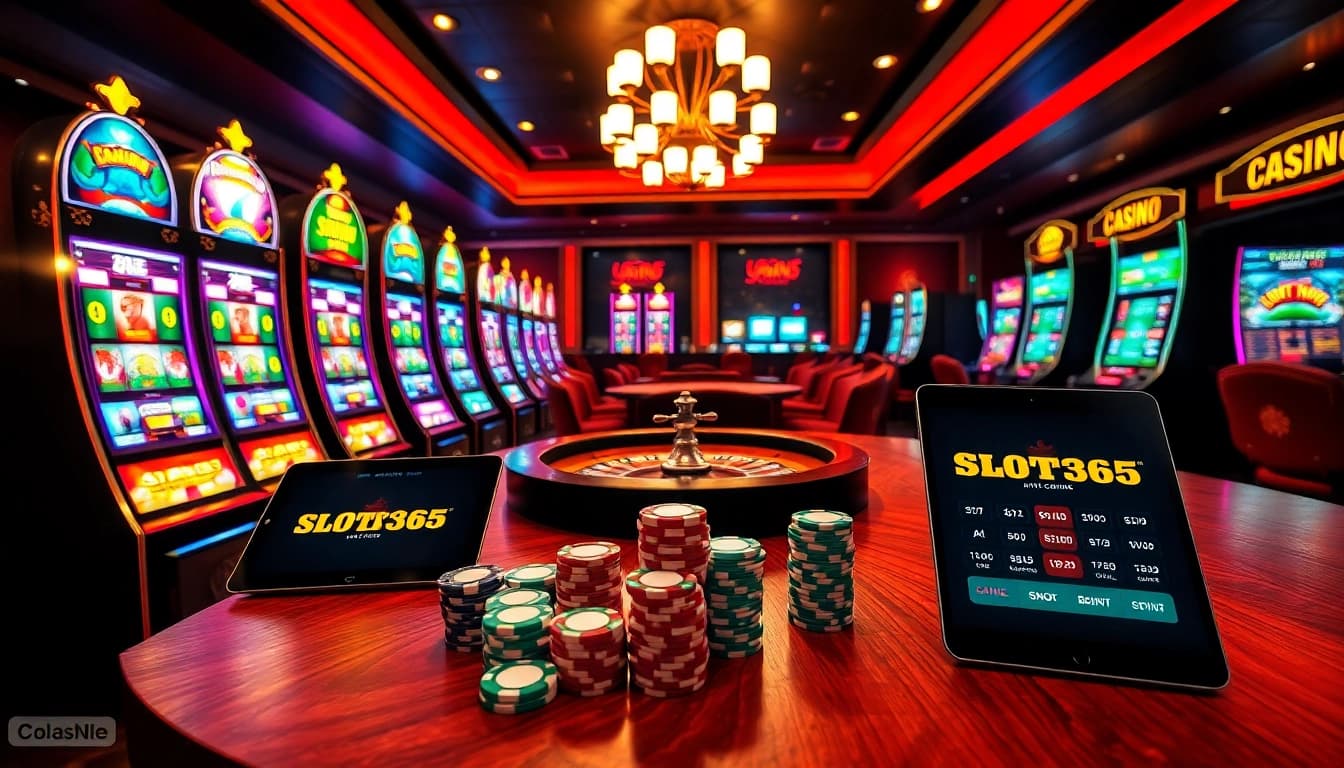 SLOT365 features dynamic slot machines and betting interfaces for a thrilling online gambling experience.