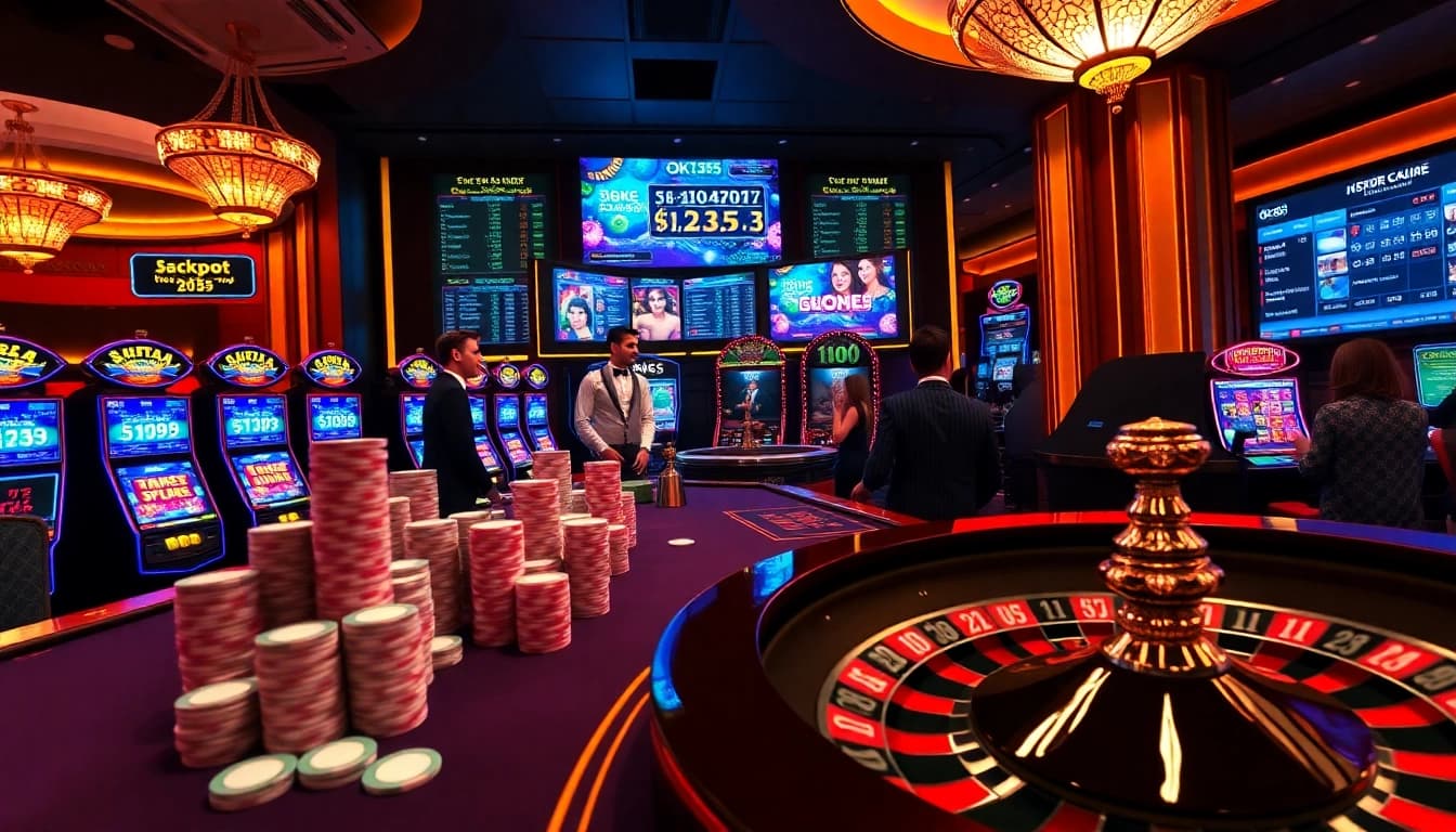 Experience the excitement of gambling at ok365.com with vibrant casino games and professional dealers.