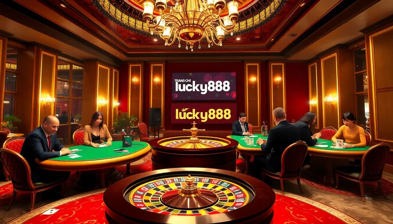 Experience the thrill of gambling at Trang chủ lucky88 with vibrant casino games, roulette, and sophisticated players.