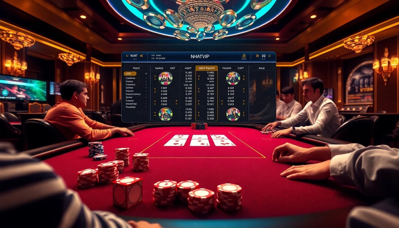 Navigate the thrilling world of gambling at https://nhatvip.meme/ with immersive poker experiences.