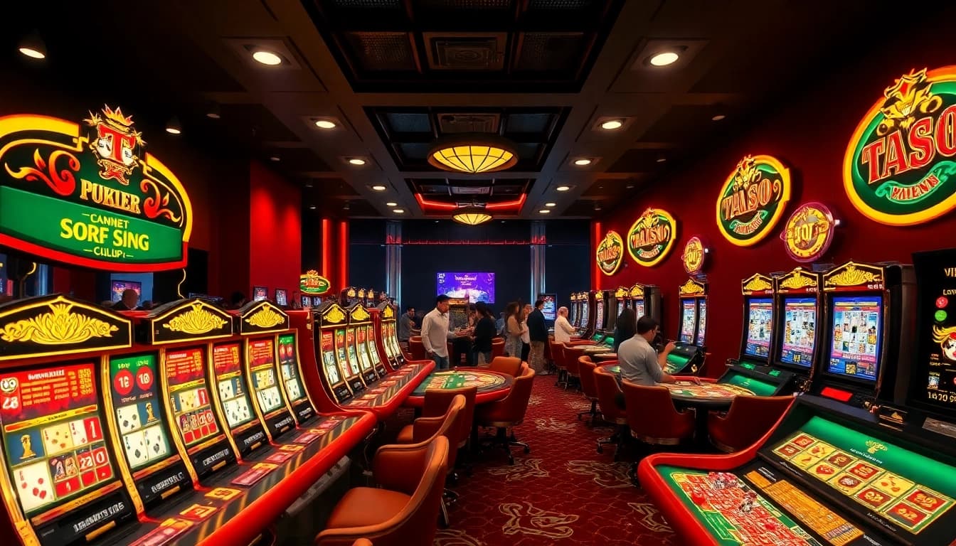 Experience thrilling gameplay at SOIBET ออนไลน์ with vibrant casino tables and dynamic online gaming action.