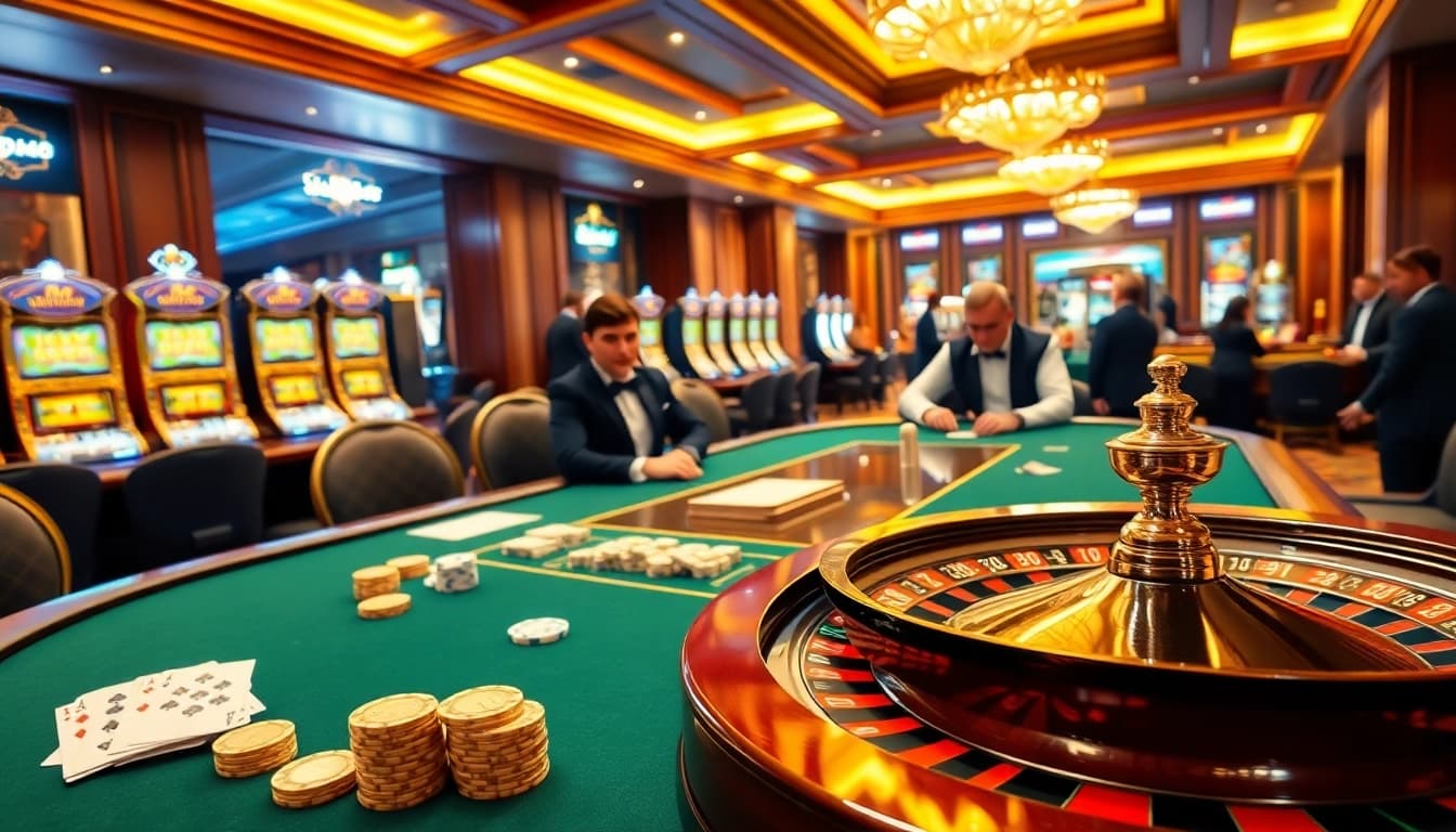Experience high-stakes poker at https://da88.navy/ with luxurious casino elements and excitement.