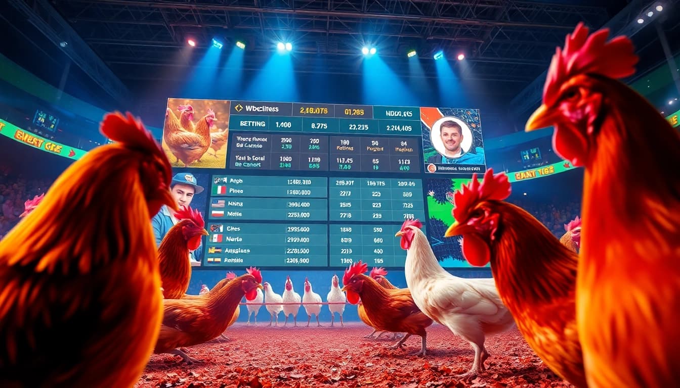 Engage with live cockfighting excitement on đá gà trực tiếp, showcasing vibrant online betting dynamics.