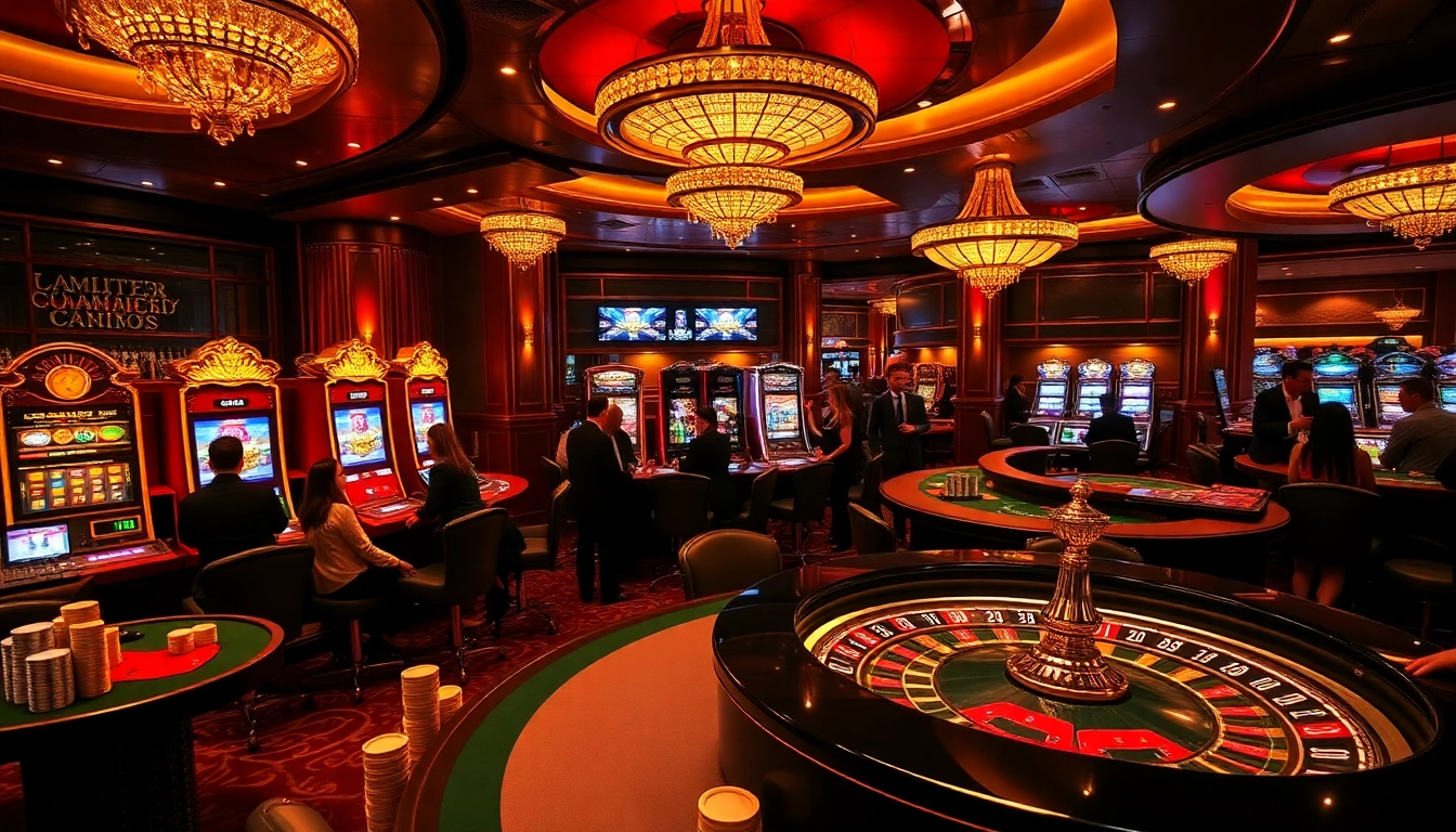 Experience the excitement of red88 betting at a glamorous casino with vibrant tables and lively gameplay.