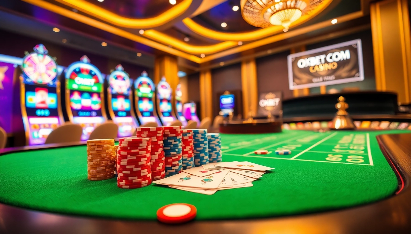 Experience thrilling gaming at OXBET COM with vibrant casino visuals and action-packed gambling excitement.