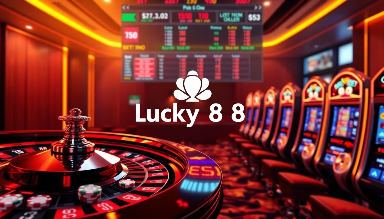Experience the excitement of the online gambling world at trang chủ lucky88 with dynamic slot machines and casino visuals.