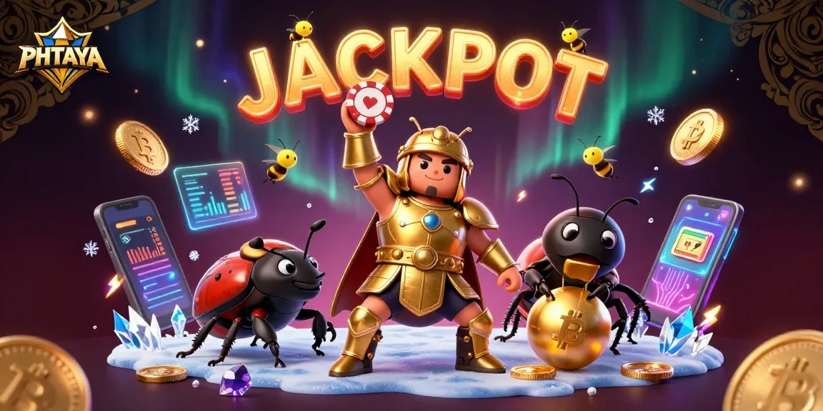 PHTAYA captivates players with a thrilling victory scene featuring vibrant gambling elements