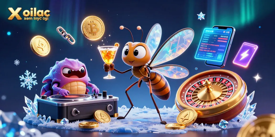 Xoilac xem trực tiếp showcases vibrant casino characters in an energetic atmosphere with stunning details.