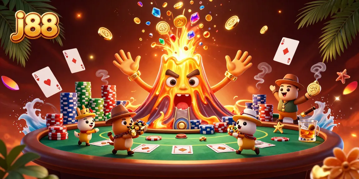 Win big at j88's poker table with erupting treasures and dynamic gameplay.